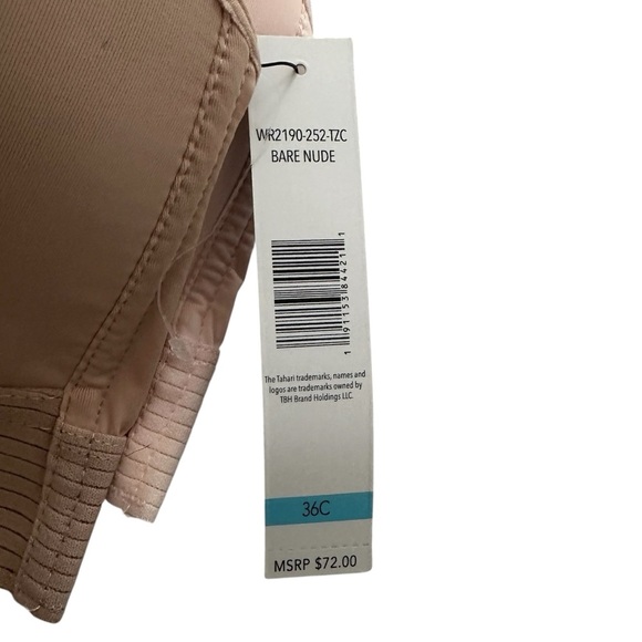Tahari Wire Free Bras 3 Pack NWT Size 36C - Picture 9 of 9